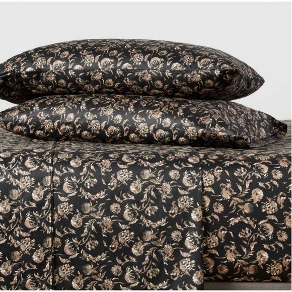 Queen 400 Thread Count Performance Printed Sheet Set Bella Floral - Threshold"" - Picture 1 of 6